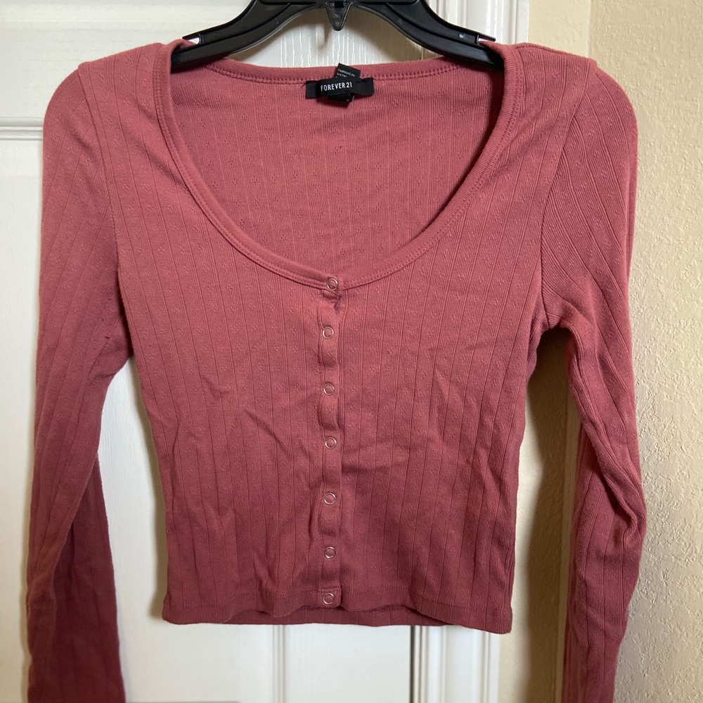 Long Sleeve Crop Top